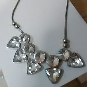 Crystal statement necklace